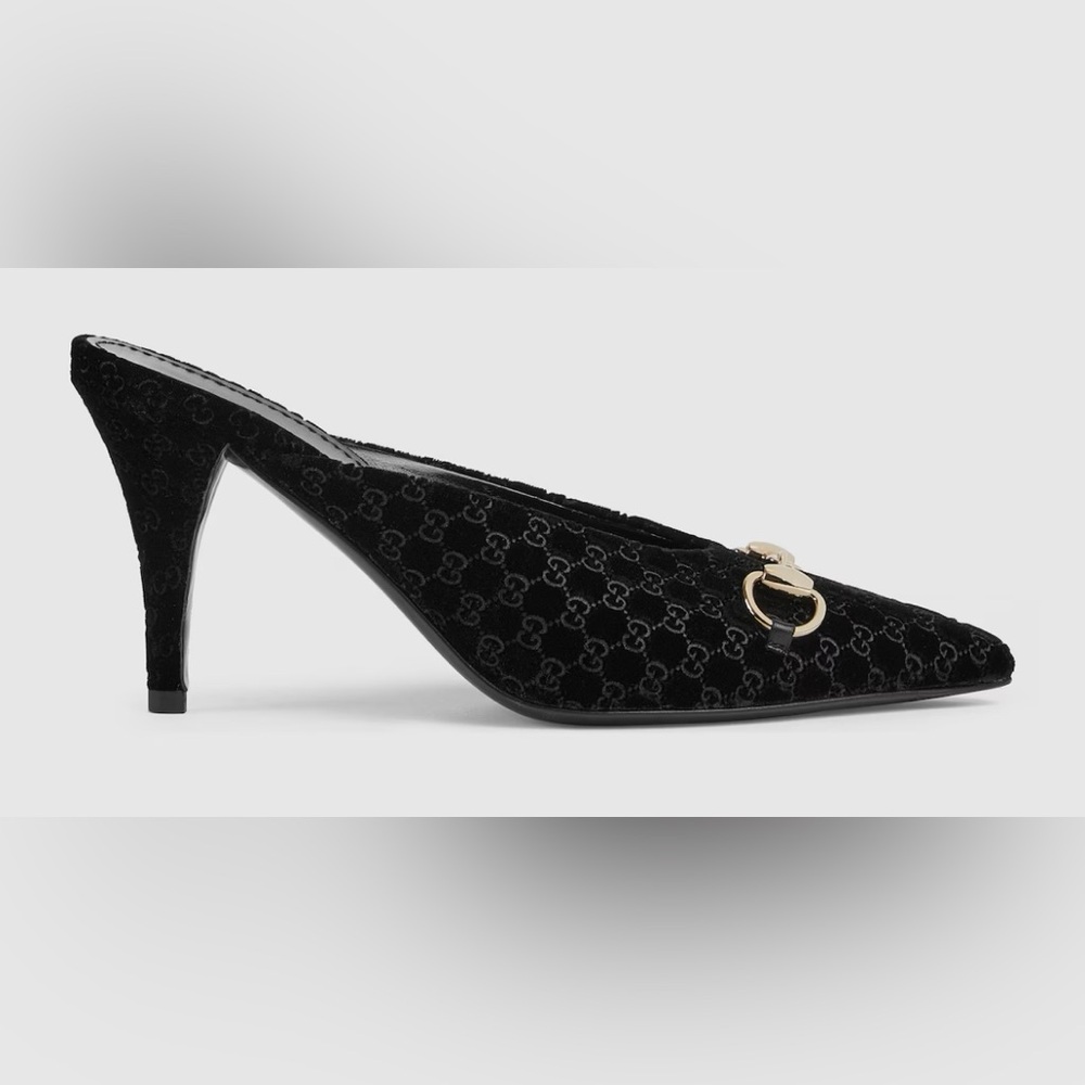 In the Styles of Gucci Women's Mule w/Horsebit - Size 38